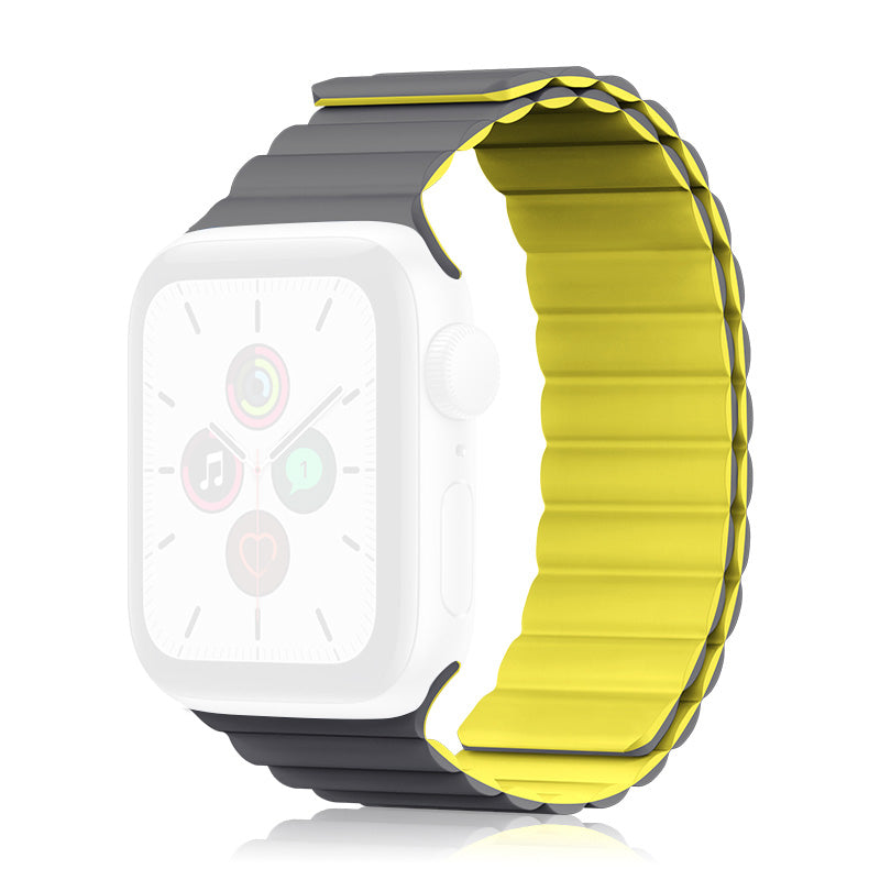 KINGXBAR Magnetic Silicone Smart Watch Strap Band for Apple Watch Series 9 8 7 41mm SE (2023) SE(2022) SE 6 5 4 40mm 3 2 1 38mm KINGXBAR Magnetic Silicone Smart Watch Strap Band for Apple Watch Series 9 8 7 41mm SE (2023) SE(2022) SE 6 5 4 40mm 3 2 1 38mm